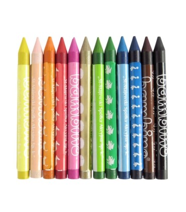 12 kredek świecowych Bambino