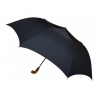 Czarna składana bardzo duża parasolka rodzinna marki Parasol, 120 cm