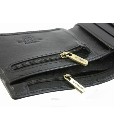 Portfel Wittchen 21-1-040, kolekcja Italy, kolor czarny