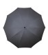 Bardzo duża wytrzymała damska parasolka w kolorze szarym