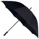 Bardzo duża wytrzymała damska parasolka w kolorze czarnym
