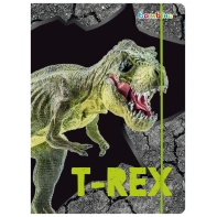 Teczka z gumką dla chłopca A4 Bambino T-REX dinozaur