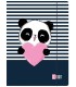 Teczka z gumką St.Right dla chłopca A4 LOVE PANDA
