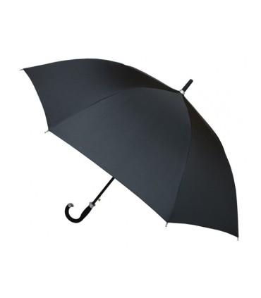 Czarna składana bardzo duża parasolka rodzinna marki Parasol, 130 cm