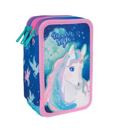 PIÓRNIK POTRÓJNY Z WYPOSAŻENIEM COOLPACK JUMPER 3 UNICORN
