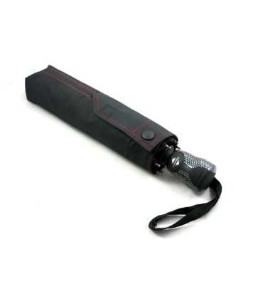 Ekskluzywna bardzo mocna parasolka Bugatti, czarna