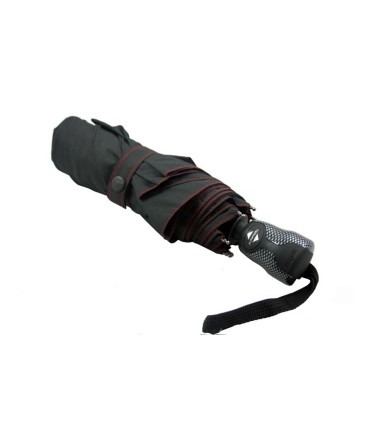 Ekskluzywna bardzo mocna parasolka Bugatti, czarna