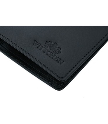 Nieduży portfel męski Wittchen 21-1-023, kolekcja Italy, kolor czarny