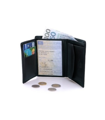 Nieduży portfel męski Wittchen 21-1-023, kolekcja Italy, kolor czarny