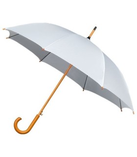 Automatyczna damska parasolka w kolorze białym