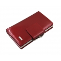 Klasyczny lakierowany portfel Nicole 60011 w kolorze czerwonym