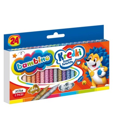 24 kredki świecowe Bambino