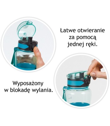 Bidon Coolpack 550 ml, Tritanum - różowy