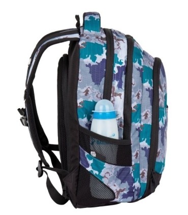 Superlekki plecak szkolny Bagmaster szary w plamy