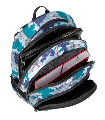 Superlekki plecak szkolny Bagmaster szary w plamy