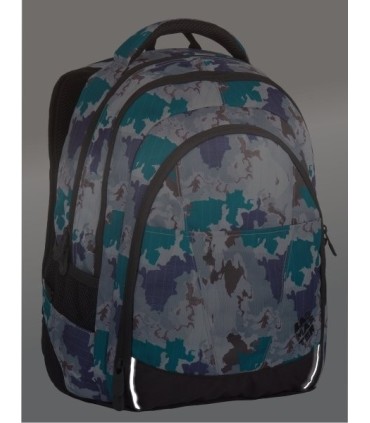 Superlekki plecak szkolny Bagmaster szary w plamy