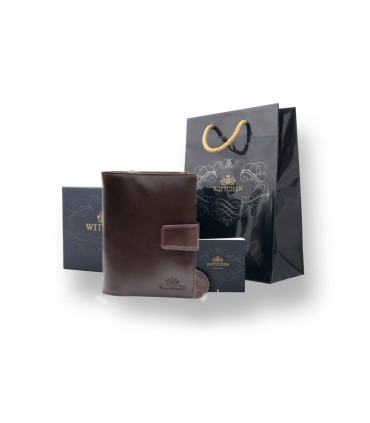 Brązowe etui na dokumenty Wittchen