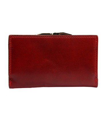 Bogato wyposażony portfel damski Harvey Miller czarny skórzany