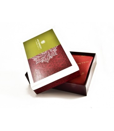 Elegancki, skórzany portfel damski Peterson, lakierowany granatowy