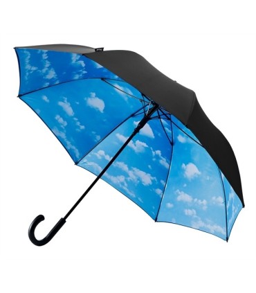 Duża parasolka z motywem chmurek