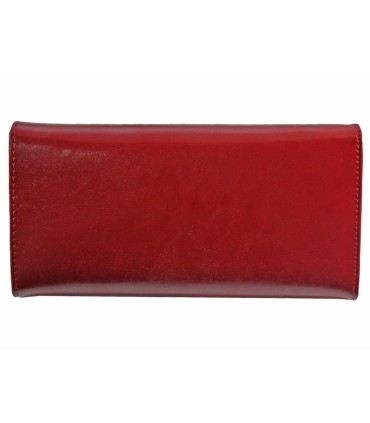 Zestaw prezentowy Peterson: portfel damski, breloczek, długopis, czerwony, skóra