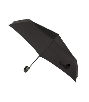 Czarna automatyczna parasolka męska marki Parasol z wygodną rączką