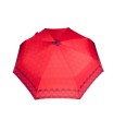 Automatyczna parasolka damska Carbon Steel polskiej marki Parasol, skórzana rączka