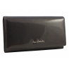 Skórzany lakierowany portfel Pierre Cardin w kolorze szarym