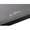 Skórzany lakierowany portfel Pierre Cardin w kolorze szarym
