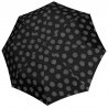 Wytrzymała AUTOMATYCZNA parasolka Doppler, czarna z wzorkami