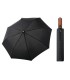 Automatyczna MOCNA parasolka XXL Doppler 125 cm CZARNA W ROMBY