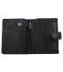 Portfel męski Pierre Cardin RFID ze skóry naturalnej czarny z bordową wstawką