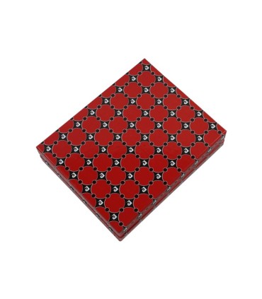 Portfel męski Pierre Cardin RFID ze skóry naturalnej czarny z bordową wstawką