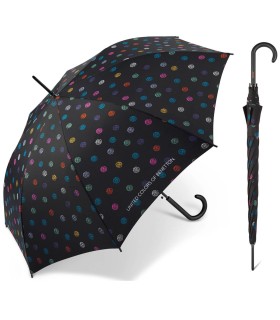 Automatyczna parasolka Benetton we wzory good vibes