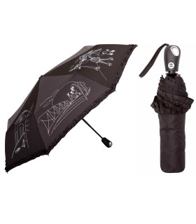 Automatyczna lekka parasolka romantyczna z falbanką polskiej marki Parasol