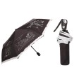 Automatyczna parasolka damska Carbon Steel z falbanką polskiej marki Parasol