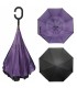 Parasol odwrócony "Revers" z podwójnym materiałem dwa kolory: czarny + inny