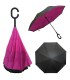 Parasol odwrócony "Revers" z podwójnym materiałem dwa kolory: czarny + inny