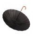 Parasol rządowy bardzo wytrzymały, 24 panele, drewniana rączka, włókno szklane, 105cm