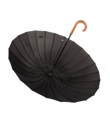 Parasol rządowy bardzo wytrzymały, 24 panele, drewniana rączka, włókno szklane, 105cm