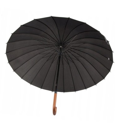 Parasol rządowy bardzo wytrzymały, 24 panele, drewniana rączka, włókno szklane, 105cm