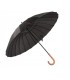 Parasol rządowy bardzo wytrzymały, 24 panele, drewniana rączka, włókno szklane, 105cm