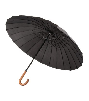 Parasol rządowy bardzo wytrzymały, 24 panele, drewniana rączka, włókno szklane, 105cm