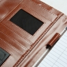 Teczka konferencyjna Orsatti w kolorze brązowym z kalkulatorem