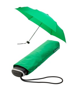 Lekka, płaska, mała parasolka damska do torebki IMPLIVA, zielona