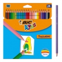  BIC Kids Tropicolors Kredki Ołówkowe Pudełko 24 szt.