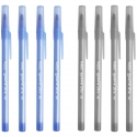 8 szt. x długopis BIC Round Stic Classic 1,0 mm: 2x niebieski i 2x czarny