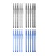 20 szt. x długopis BIC Round Stic Classic 1,0 mm: 2x niebieski i 2x czarny