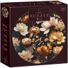 PUZZLE 500 elementów okrągłe ROUND FLOWERS KWIATY INTERDRUK