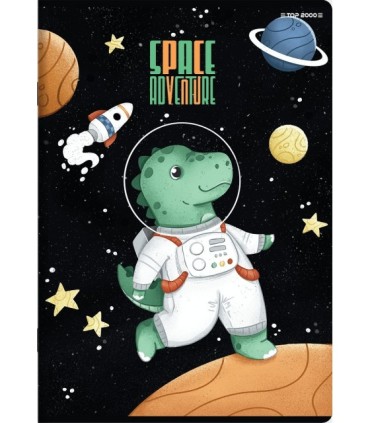 5x ZESZYT TOP 2000 A5 16 KARTEK SPACE ADVENTURE KRATKA KAŻDY INNY